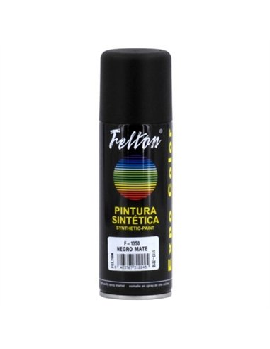 SPRAY ESMALTE NEGRO MATE 400ml F-1350 FELTON