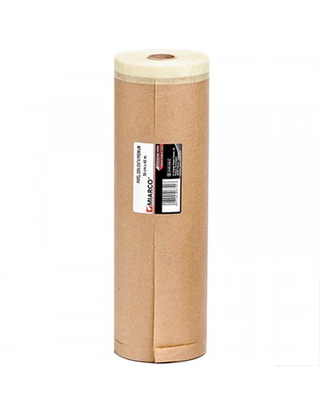 Rollo papel pintor con cinta adhesiva 15cm x20mt miarco