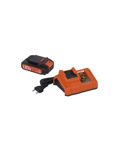 PACK BATERIA 20V (2000mAh) + CARGADOR POWDP9062 POWERPLUS