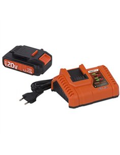 PACK BATERIA 20V (2000mAh) + CARGADOR POWDP9062 POWERPLUS 2