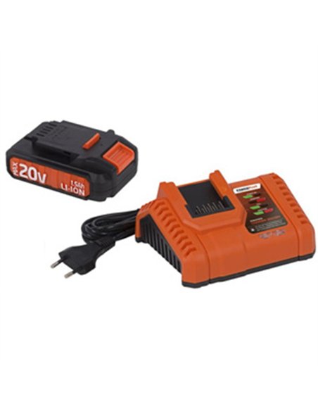 PACK BATERIA 20V (2000mAh) + CARGADOR POWDP9062 POWERPLUS