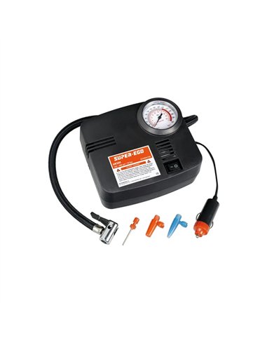 Compresor aire hinchador coche 12v 18bar seh004700 super ego