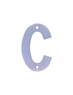 Letra c inox 10cm 6764 amig
