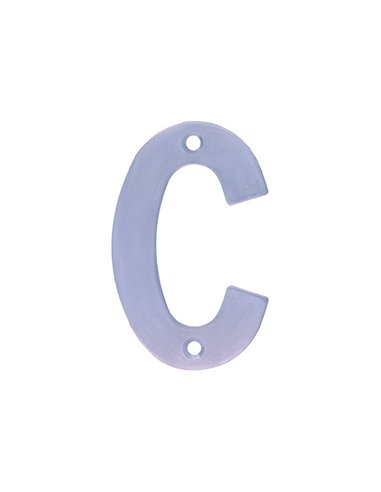 LETRA C INOX 10cm 6764 AMIG