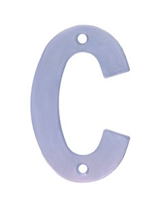 LETRA C INOX 10cm 6764 AMIG 2