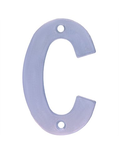 LETRA C INOX 10cm 6764 AMIG
