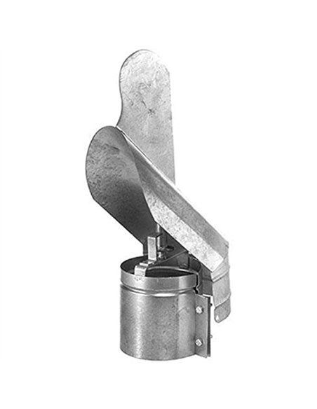 SOMBRERETE GIRATORIO 100mm GALVANIZADO