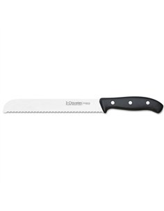 CUCHILLO PAN 20cm MANGO POLIPROPILENO 0958 3 CLAVELES 2