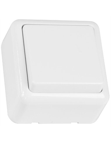 INTERRUPTOR SOBREPONER BLANCO 21172 AMIG