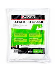 CUBRETODO PLASTICO 4x5mt GRUESO MIARCO 2