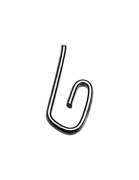 BLISTER 20 CORCHETES FRUNCIR CORTINA METALICO