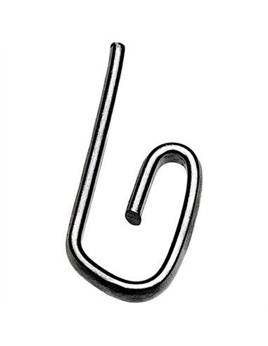 BLISTER 20 CORCHETES FRUNCIR CORTINA METALICO