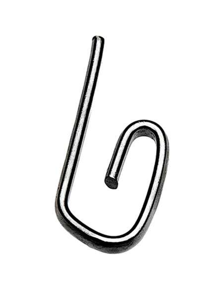 BLISTER 20 CORCHETES FRUNCIR CORTINA METALICO
