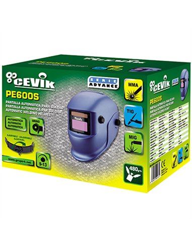 PANTALLA SOLDAR AUTOMATICA CE-PE600S/400S CEVIK