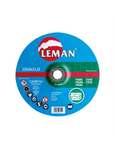 DISCO CORTE PIEDRA 115x3mm 113.10.25 LEMAN