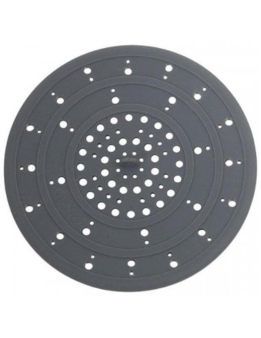REJILLA FREGADERO SILICONA GRIS 12cm 53011 WENKO