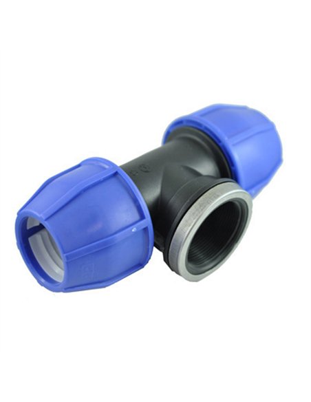 CONECTOR COMPRESION TE R/HEMBRA 25x3/4