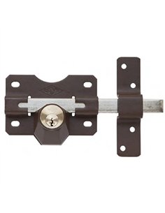 CERROJO A2P 105mm LLAVE/LLAVE BOMB. RED. 70mm  PINTADO CAYS 2