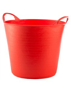 CAPAZO PLASTICO ROJO 26lt CAP26R PLASVIDAVI 2