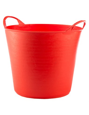 CAPAZO PLASTICO ROJO 26lt CAP26R PLASVIDAVI