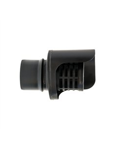 SOMBRERETE HORIZONTAL ANTIRREVOCANTE LACADO NEGRO 80mm EXOJO