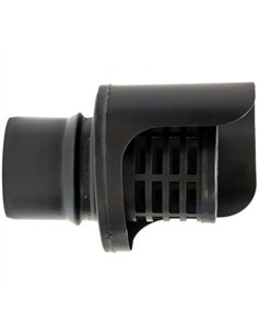 SOMBRERETE HORIZONTAL ANTIRREVOCANTE LACADO NEGRO 80mm EXOJO 2