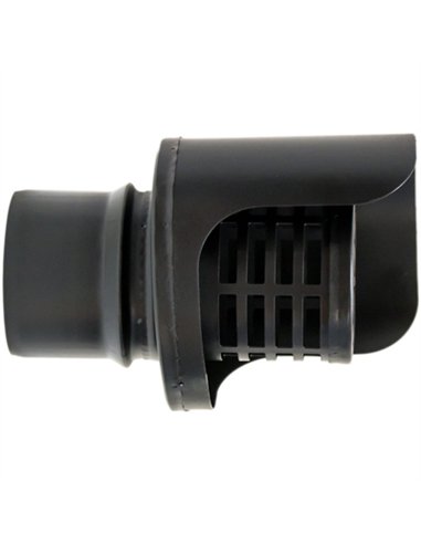 SOMBRERETE HORIZONTAL ANTIRREVOCANTE LACADO NEGRO 80mm EXOJO