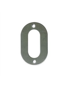 NUMERO 0 INOX 10cm 6768 AMIG