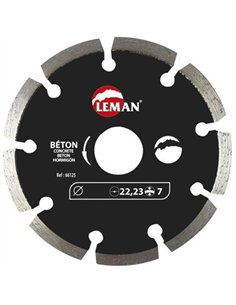 DISCO DIAMANTE GENERAL OBRA 115mm SEGMENTADO 66115 LEMAN 2