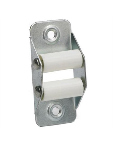 GUIACINTA PERSIANA METAL 2 POLEAS PLASTICO BLANCO  B-5/0 70050048