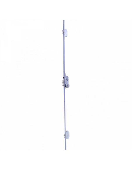 CERRADURA SEGURIDAD 3 PUNTOS BULONES FRENTE CROMO T2B3566LC C/LARGO TESA