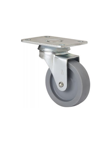 Rueda zin 40mm sencilla placa tw0165