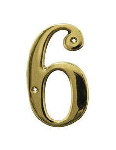 NUMERO 6 LATON 10cm 2675 AMIG 2