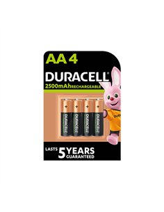 Blister 4 pilas lr06 aa recargables 2500mah duracell plus
