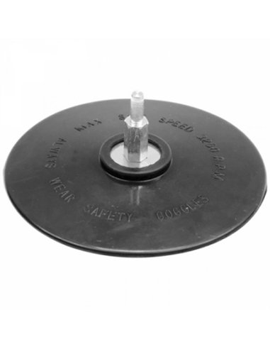 DISCO GOMA TALADRO CON VASTAGO 125mm 08314 VOREL