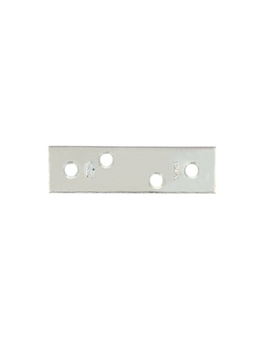 CAJA 100 PLACA RECTA ZINCADA 40mm 415 AMIG