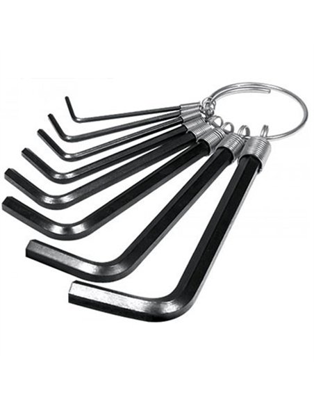 JUEGO 8 LLAVES ALLEN 1,5-6mm KRT408001 KREATOR