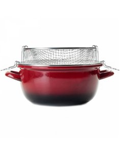 FREIDORA C/CESTILLO ACERO ESMALTADO 24cm 931624 IBILI 2