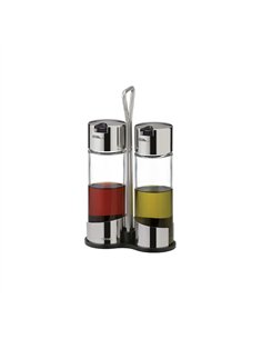 Juego aceitera vinagrera inox 650352 club tescoma