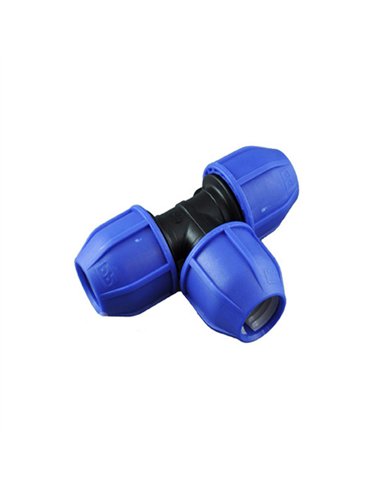 CONECTOR COMPRESION TE 2 BOCAS IGUALES 20