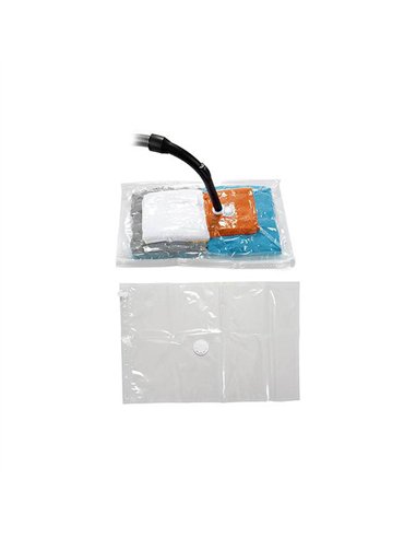 Bolsa vacio ropa transparente 70x50cm 54208-54203 kipit