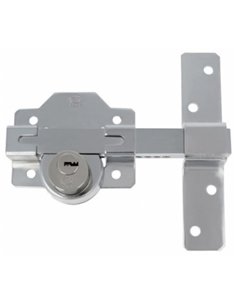 CERROJO LLAVE SEGURIDAD CROMO 88mm MOD. 6 6932 AMIG 2