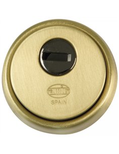 ESCUDO MACIZO LATON MATE 65mm MOD. 30 6358 AMIG