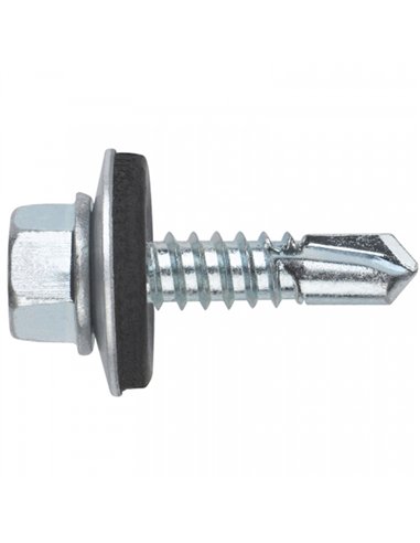 CAJA 1000 TORNILLO BROCA C/ARANDELA GOMA 5,5x22 7504-K