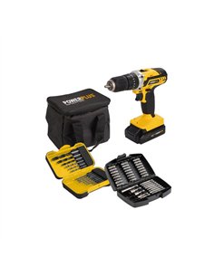 TALADRO PERCUTOR BATERIA 20v CON 52 ACC POWX00840 POWERPLUS