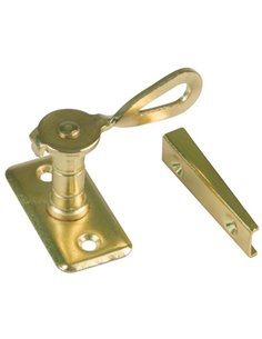 Caja 10 aldabillas latonada 15mm mod.12 17842 amig 2