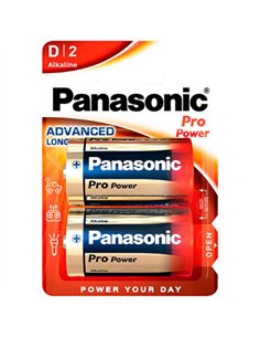 BLISTER 2 PILAS LR20 PRO-POWER XTREME ALKALINA PANASONIC 2