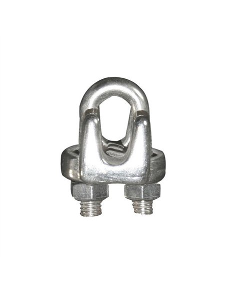 BOLSA 50 SUJETACABLES GALV. 5mm 3/16 DIN 741
