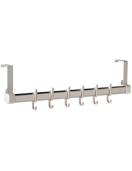 COLGADOR PERCHA PARA PUERTAS BLANCO 55cm 604049 CUNCIAL