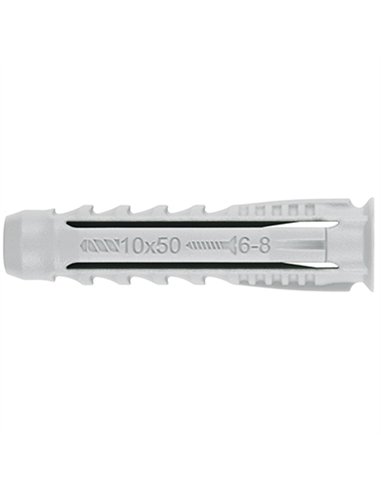 CAJA 100 TACO NYLON SX 4 SEGMENTOS 8x40mm TN4S08 INDEX